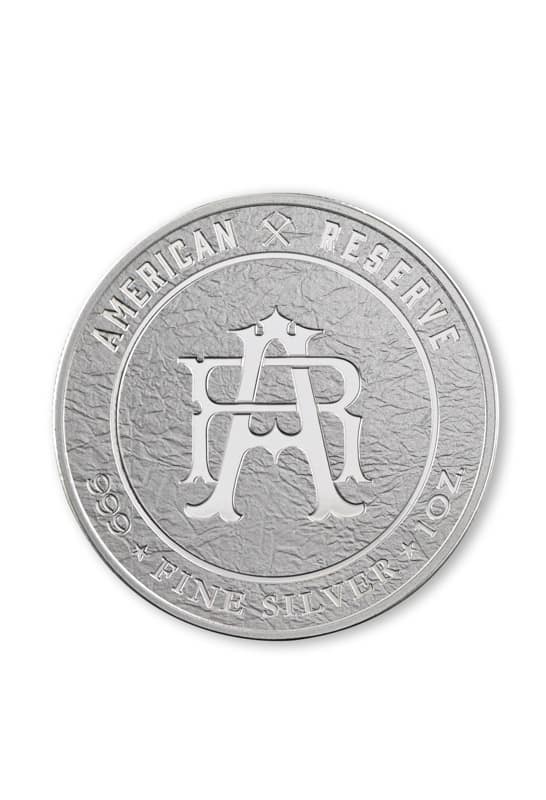 American Reserve 1oz Fine Silver Bullion Round, American Sourced Silver