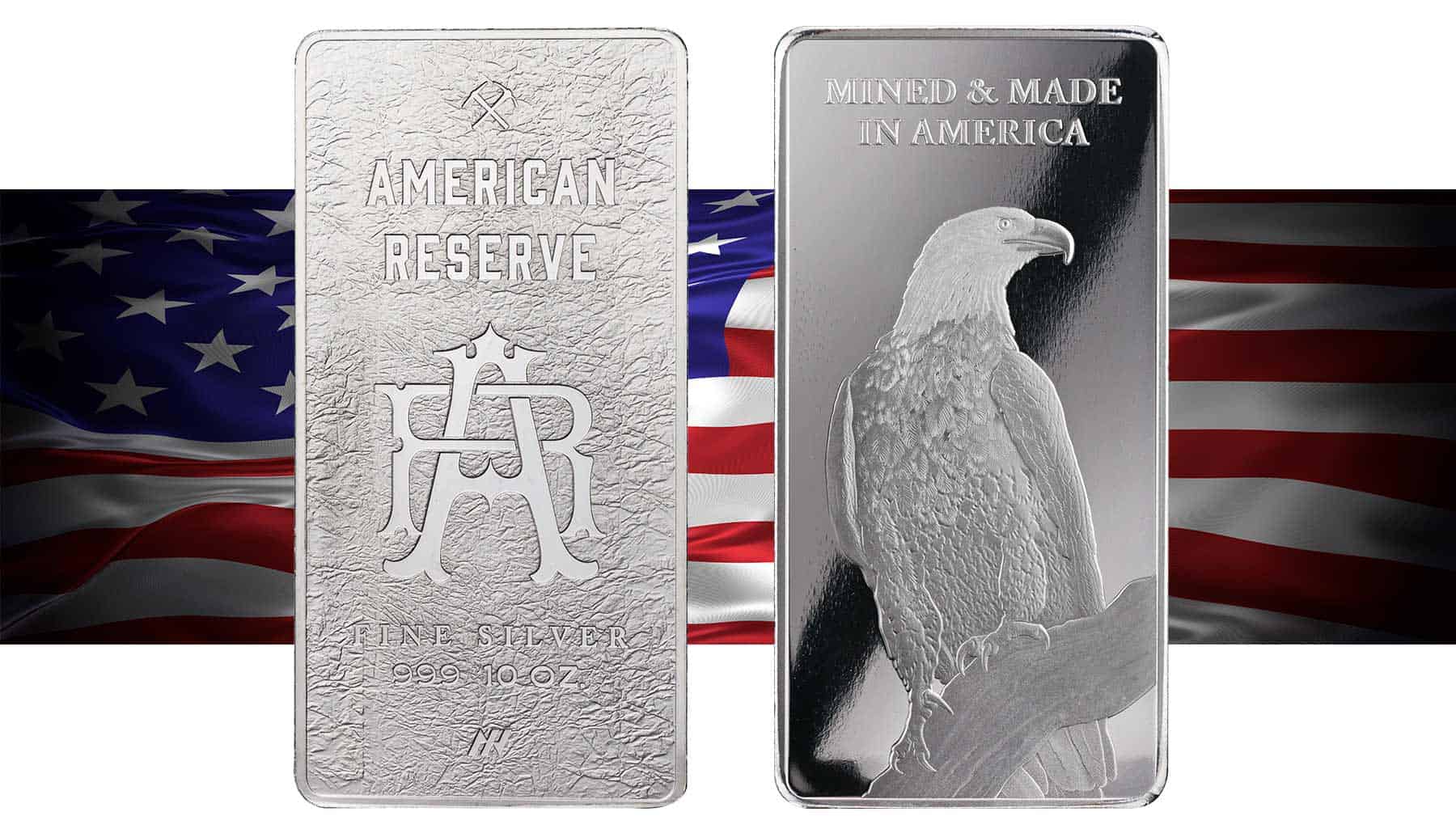 American Sourced fine silver bars